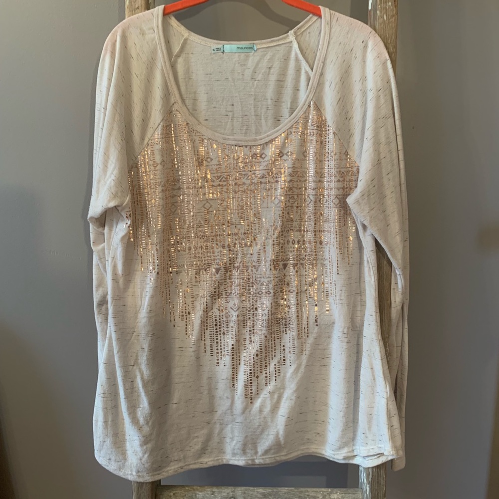 EUC Maurices Long Sleeved Shirt Size XL